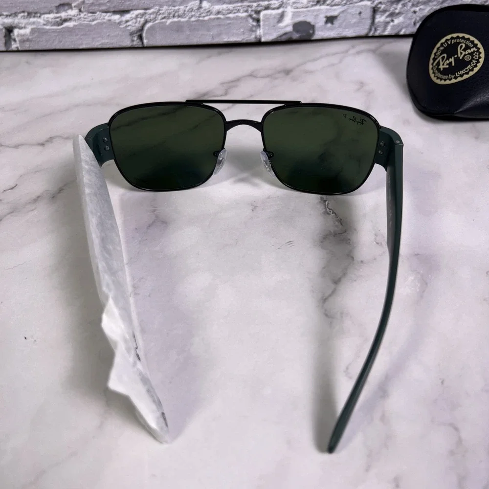 NEW Ray-Ban RB3751 Chromance Polarized Aviator Sunglasses Liteforce 5/18/140
